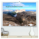 Idyllische Dolomiten (hochwertiger Premium Wandkalender 2025 DIN A2 quer), Kunstdruck in Hochglanz