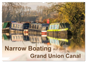 Narrow Boating auf dem Grand Union Canal (Wandkalender 2025 DIN A2 quer), CALVENDO Monatskalender