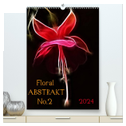 Floral Abstrakt No.2 (hochwertiger Premium Wandkalender 2024 DIN A2 hoch), Kunstdruck in Hochglanz