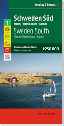 freytag & berndt Straßenkarte Schweden Süd 1:250.000