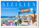 Sizilien - Von Palermo nach Cefalù (Wandkalender 2024 DIN A3 quer), CALVENDO Monatskalender