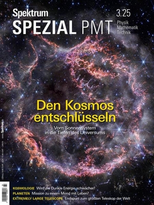 Spektrum der Wissenschaft. Spektrum Spezial PMT 3/2025 - Den Kosmos entschlüsseln - Vom Sonnensystem in die Tiefen des Universums. Spektrum D. Wissenschaft, 2025.