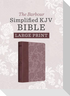 Barbour Simplified Kjv--Large Print [Plum & Paisley]