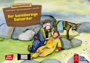 Brandt, Susanne / Klaus-Uwe Nommensen. Der barmherzige Samariter. Kamishibai Bildkartenset - Entdecken - Erzählen - Begreifen: Kinderbibelgeschichten. Don Bosco Medien GmbH, 2021.