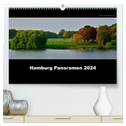 Hamburg Panoramen 2024 (hochwertiger Premium Wandkalender 2024 DIN A2 quer), Kunstdruck in Hochglanz