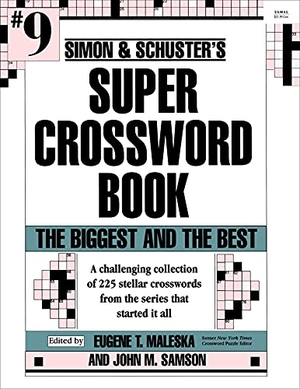 Samson, John M. Simon & Schuster's Super Crossword Book. Gallery Books, 1996.