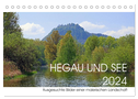 Hegau und See (Tischkalender 2024 DIN A5 quer), CALVENDO Monatskalender