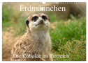 Erdmännchen - Die Kobolde im Tierreich (Wandkalender 2024 DIN A3 quer), CALVENDO Monatskalender