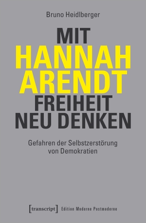 Heidlberger, Bruno. Mit Hannah Arendt Freiheit neu denken - Gefahren der Selbstzerstörung von Demokratien. Transcript Verlag, 2023.