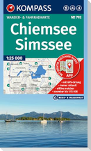 KOMPASS Wanderkarte 792 Chiemsee, Simssee 1:25.000