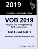 VOB 2019 Vergabe- und Vertragsordnung für Bauleistungen