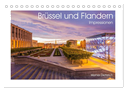 Brüssel und Flandern Impressionen (Tischkalender 2024 DIN A5 quer), CALVENDO Monatskalender