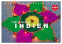 Farbenfrohes aus Indien (Tischkalender 2024 DIN A5 quer), CALVENDO Monatskalender