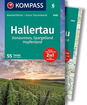 KOMPASS Wanderführer Hallertau, Donaumoos, Spargelland, Hopfenland, 55 Touren mit Extra-Tourenkarte - GPS-Daten zum Download. Kompass Karten GmbH, 2024.