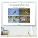 Vogelparadies Volvi-See (hochwertiger Premium Wandkalender 2024 DIN A2 quer), Kunstdruck in Hochglanz