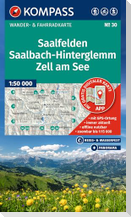 KOMPASS Wanderkarte 30 Saalfelden, Saalbach-Hinterglemm, Zell am See 1:50.000