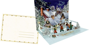 Pop-up-Grußkarte - Nostalgische Weihnachtszeit. Coppenrath, 2026.