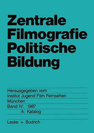 Institut Jugend Film Fernsehen, München (Hrsg.). Zentrale Filmografie Politische Bildung - Band IV: 1987. A: Katalog. VS Verlag für Sozialwissenschaften, 2012.