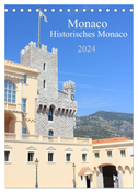 Monaco - Historisches Monaco (Tischkalender 2024 DIN A5 hoch), CALVENDO Monatskalender