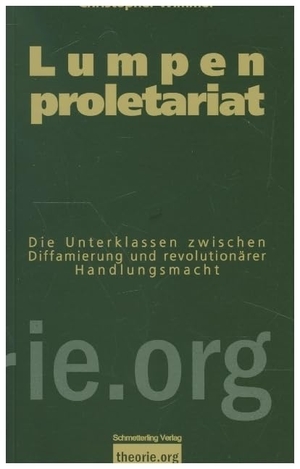 Wimmer, Christopher. Lumpenproletariat - Die Unterklassen zwischen Diffamierung und revolutionärer Handlungsmacht. Schmetterling Verlag GmbH, 2021.