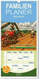 Familienplaner 2024 - Ein Abenteuer per Motorrad - DIE TRANSAMAZONICA mit 5 Spalten (Wandkalender, 21 x 45 cm) CALVENDO