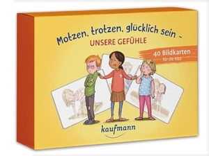 Klein, Suse. Motzen, trotzen, glücklich sein - Unsere Gefühle - 40 Bildkarten für die Kita. Kaufmann Ernst Vlg GmbH, 2022.