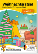 Weihnachtsrätsel - Kunterbunter Kindergartenblock ab 4 Jahre
