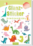 Glanz-Sticker - Dinosaurier