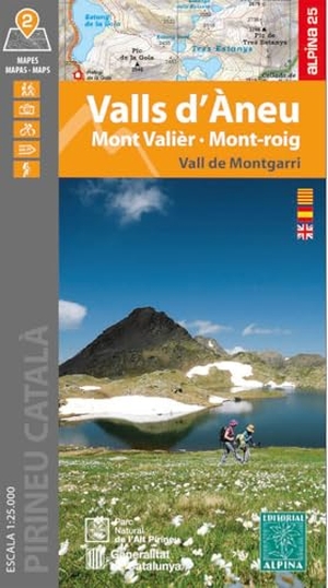 Valls d'Aneu - Mont Valier - Mont-roig - 1:25000. Alpina Editorial, 2025.