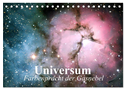 Universum. Farbenpracht der Gasnebel (Tischkalender 2024 DIN A5 quer), CALVENDO Monatskalender