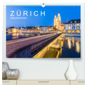 Z Ü R I C H Impressionen (hochwertiger Premium Wandkalender 2024 DIN A2 quer), Kunstdruck in Hochglanz