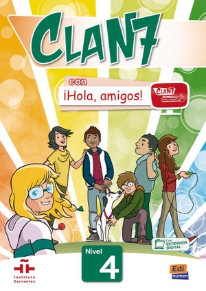 Edinumen, Editorial (Hrsg.). Clan 7 con ¡Hola, amigos! 4. Kursbuch + Code - Libro del alumno / Kursbuch + Code. Hueber Verlag GmbH, 2026.