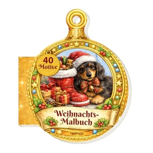 Trötsch Verlag GmbH & Co. KG (Hrsg.). TRÖTSCH - Malbuch Weihnachts-Malbuch Kugelform| Ab 3 Jahren - Malbuch Beschäftigungsbuch Kreatives Malbuch für eine fröhliche Adventszeit zum Aufhängen. Trötsch Verlag GmbH, 2026.