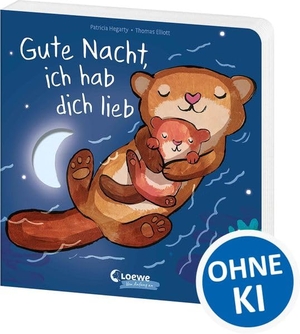 Hegarty, Patricia. Gute Nacht, ich hab dich lieb - Beruhigendes Pappbilderbuch zum Einschlafen ab 18 Monaten - Mit tollem Effekt: Durch Umklappen der Seiten schließen die Tiereltern ihre Kinder in die Arme. Loewe Verlag GmbH, 2026.