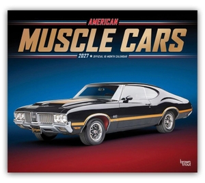 Publishers, Browntrout. American Muscle Cars - Amerikanische Muskel-Autos 2027 - 16-Monatskalender im Deluxe-Format - Original BrownTrout-Kalender [Mehrsprachig] [Kalender]. Browntrout Verlags GmbH, 2026.