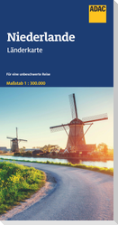 ADAC Länderkarte Niederlande 1:300.000