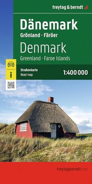 Freytag & Berndt (Hrsg.). freytag & berndt Straßenkarte Dänemark, Grönland - Färöer 1:400.000 - Grönland - Färöer. Freytag + Berndt, 2026.