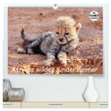 Afrikas wildes Kinderzimmer (hochwertiger Premium Wandkalender 2025 DIN A2 quer), Kunstdruck in Hochglanz