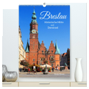 Breslau - Historische Mitte und Dominsel (hochwertiger Premium Wandkalender 2024 DIN A2 hoch), Kunstdruck in Hochglanz
