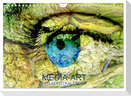 MEDIA-ART Der Kunstkalender (Wandkalender 2024 DIN A4 quer), CALVENDO Monatskalender
