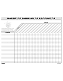 VSM Product Family Matrix (Spanish)