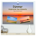 Dümmer, Malerische See-Momente (hochwertiger Premium Wandkalender 2025 DIN A2 quer), Kunstdruck in Hochglanz