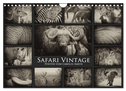Safari Vintage (Wandkalender 2025 DIN A4 quer), CALVENDO Monatskalender