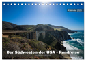 Der Südwesten der USA - Rundreise (Tischkalender 2025 DIN A5 quer), CALVENDO Monatskalender