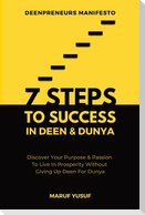 7 Steps To Success In Deen & Dunya for Muslim Entrepreneurs & Professionals