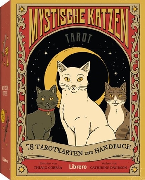 Davidson, Catherine. Tarot Mystische Katzen - 78 Tarotkarten und Handbuch. Librero b.v., 2024.