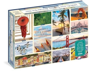 Schultz, Patricia. 1,000 Places to See Before You Die 1,000-Piece Puzzle - For Adults Travel Gift Jigsaw 26 3/8 X 18 7/8. Workman Publishing, 2021.