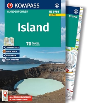 Will, Michael. KOMPASS Wanderführer Island, 70 Touren mit Extra-Tourenkarte - mit Touren und GPS-Daten in der KOMPASS-App. Kompass Karten GmbH, 2025.