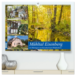 Waurick, Kerstin. Mühltal Eisenberg (hochwertiger Premium Wandkalender 2024 DIN A2 quer), Kunstdruck in Hochglanz - Wanderung von Kursdorf nach Weißenborn. Calvendo, 2023.