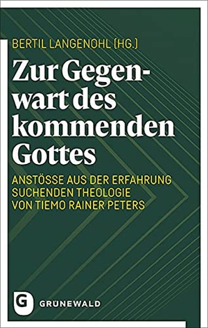 Langenohl, Bertil (Hrsg.). Zur Gegenwart des kommenden Gottes - Anstöße aus der Erfahrung suchenden Theologie von Tiemo Rainer Peters. Matthias-Grünewald-Verlag, 2024.